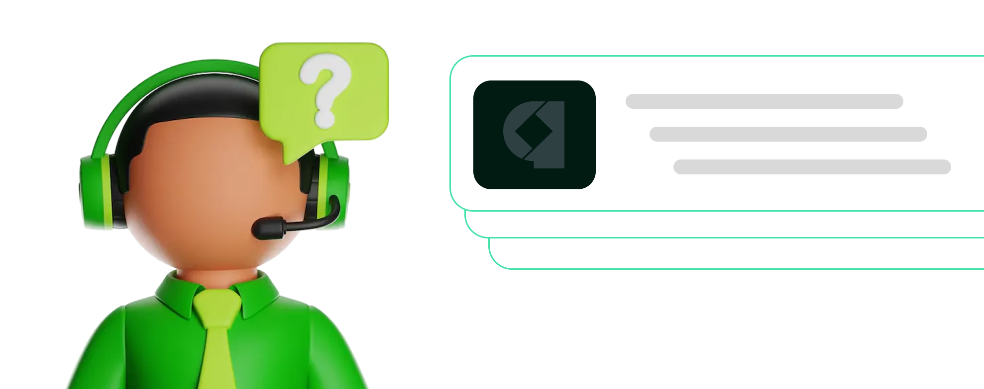 Customer support illustration